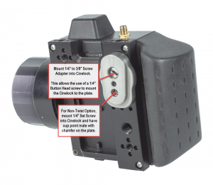 Preston Single Channel Iris Plate to 1/4 Pin-Lock 15mm Spud