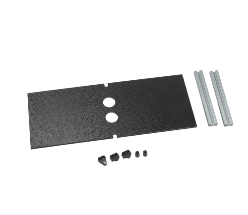 4U Rack Box Cover Panel kit with 10/50 extrusion rails and fasteners
